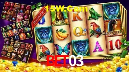 Variedade de jogos na Bet03