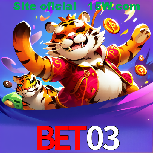 Imagem promocional da Bet03 mostrando a plataforma e suas vantagens